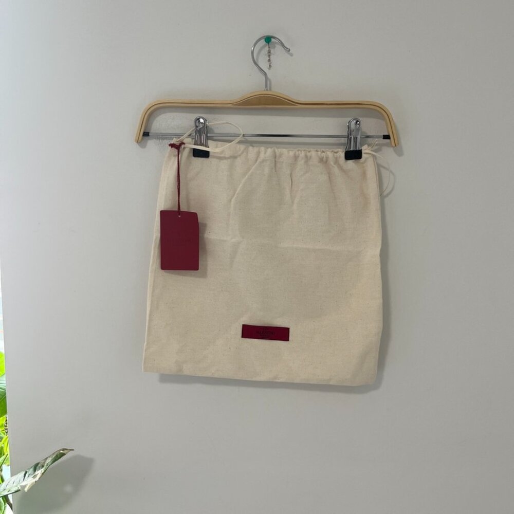 Valentino White Canvas Dustbag - Picture 2 of 4